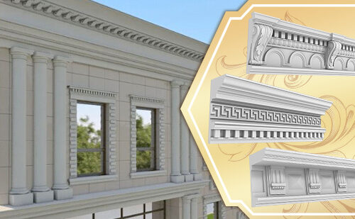 Architectural commercial and residential cornices