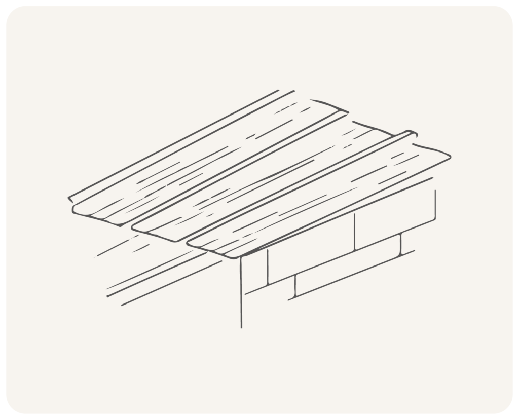 Ceiling Faux Wood Planks