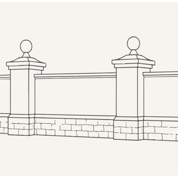 Stucco Architectural Fencing - Decorative Architectural Products