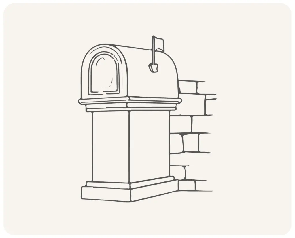 Stucco Mailboxes & Lamp Posts