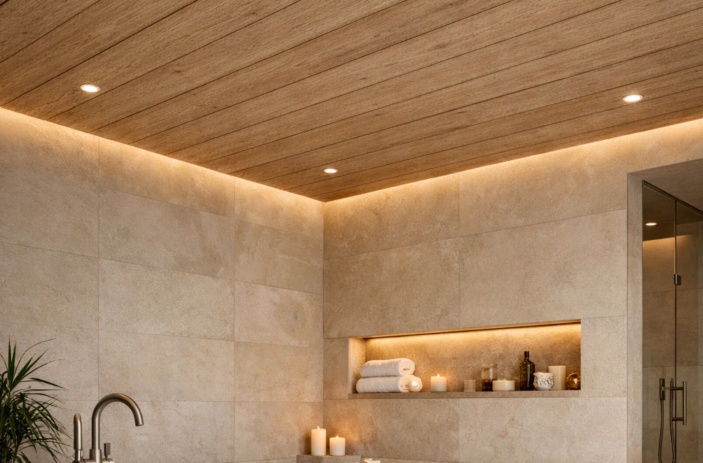 composite wood ceiling planks 1