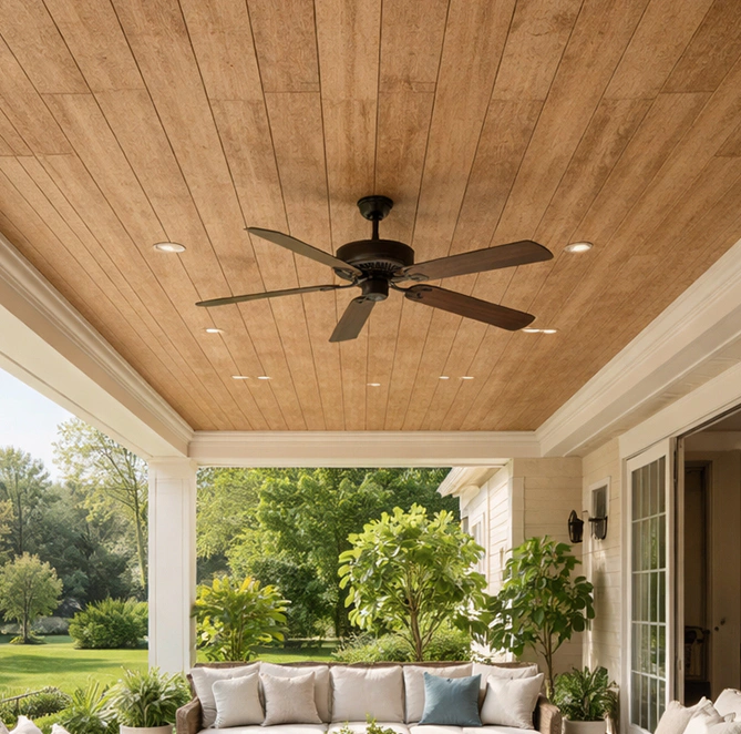 faux wood ceiling planks outdoor 3