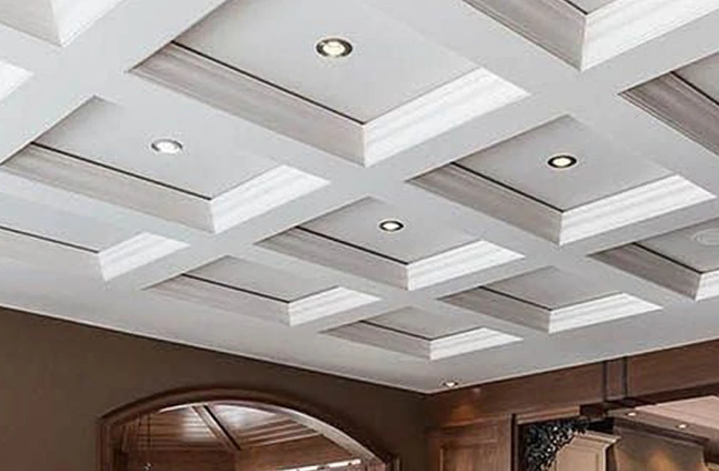 flat coffered ceiling 1