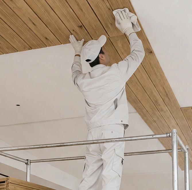 foam ceiling planks - Ceiling Faux Wood Planks_Header 10