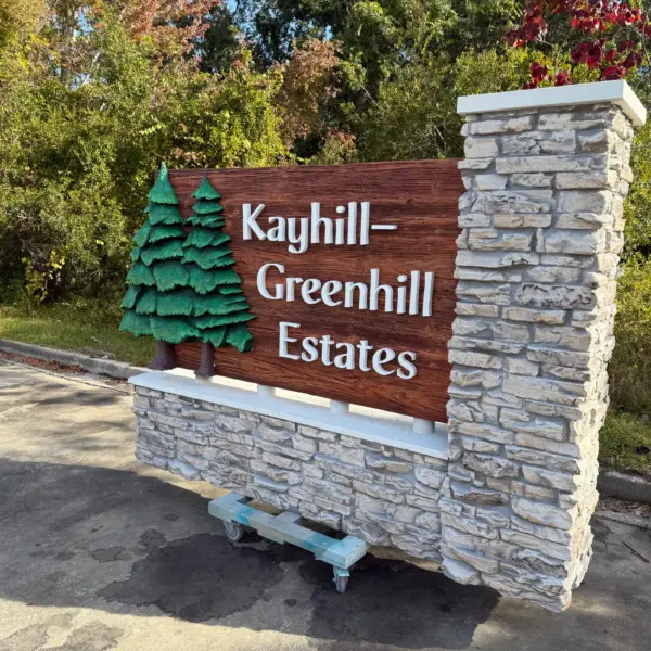 Custom 3D Monument Sign 6