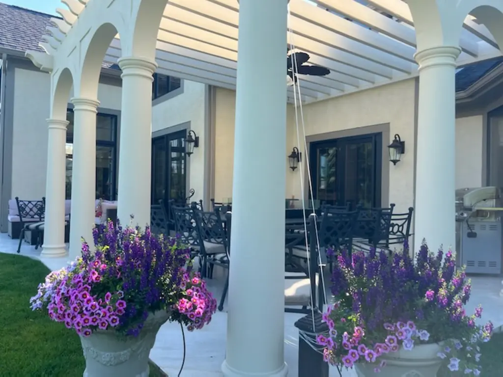 Custom Columns And Trellis For Residential Project 4