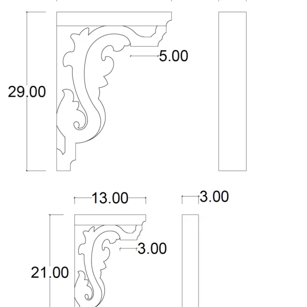 Custom Decorative Corbels For Residential Project 2