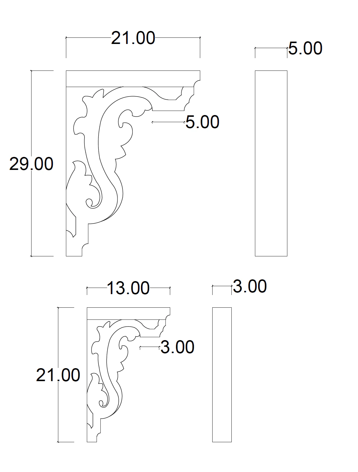 Custom Decorative Corbels For Residential Project 2