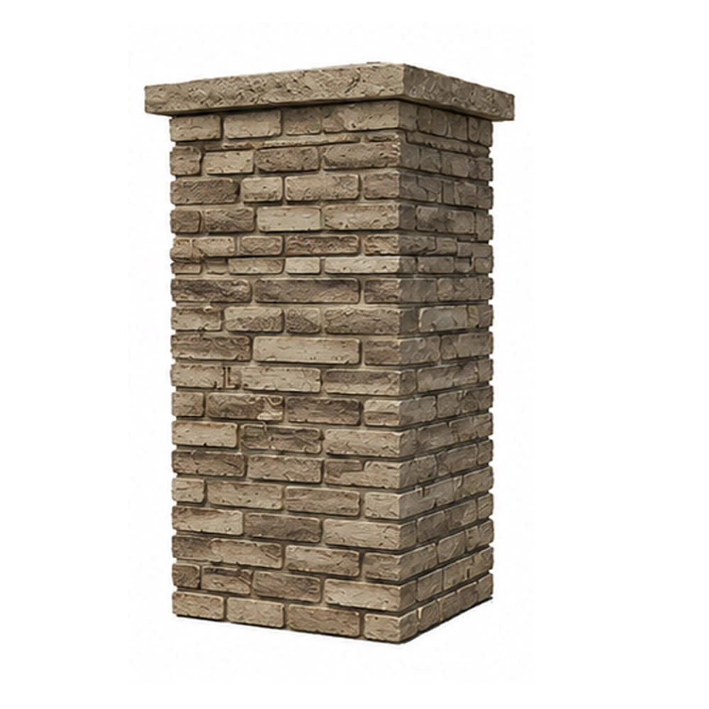 Faux Stone Column Wraps 1