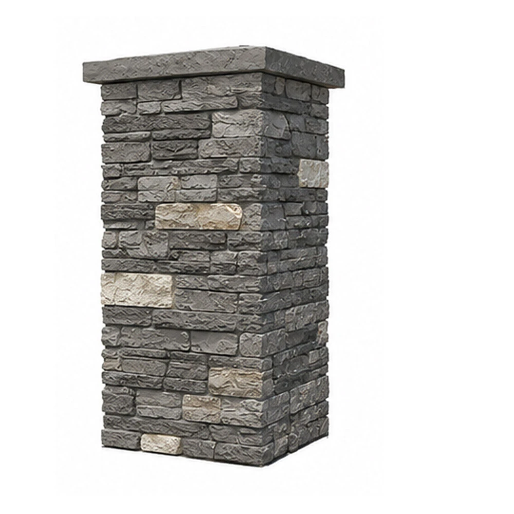 Faux Stone Column Wraps 2