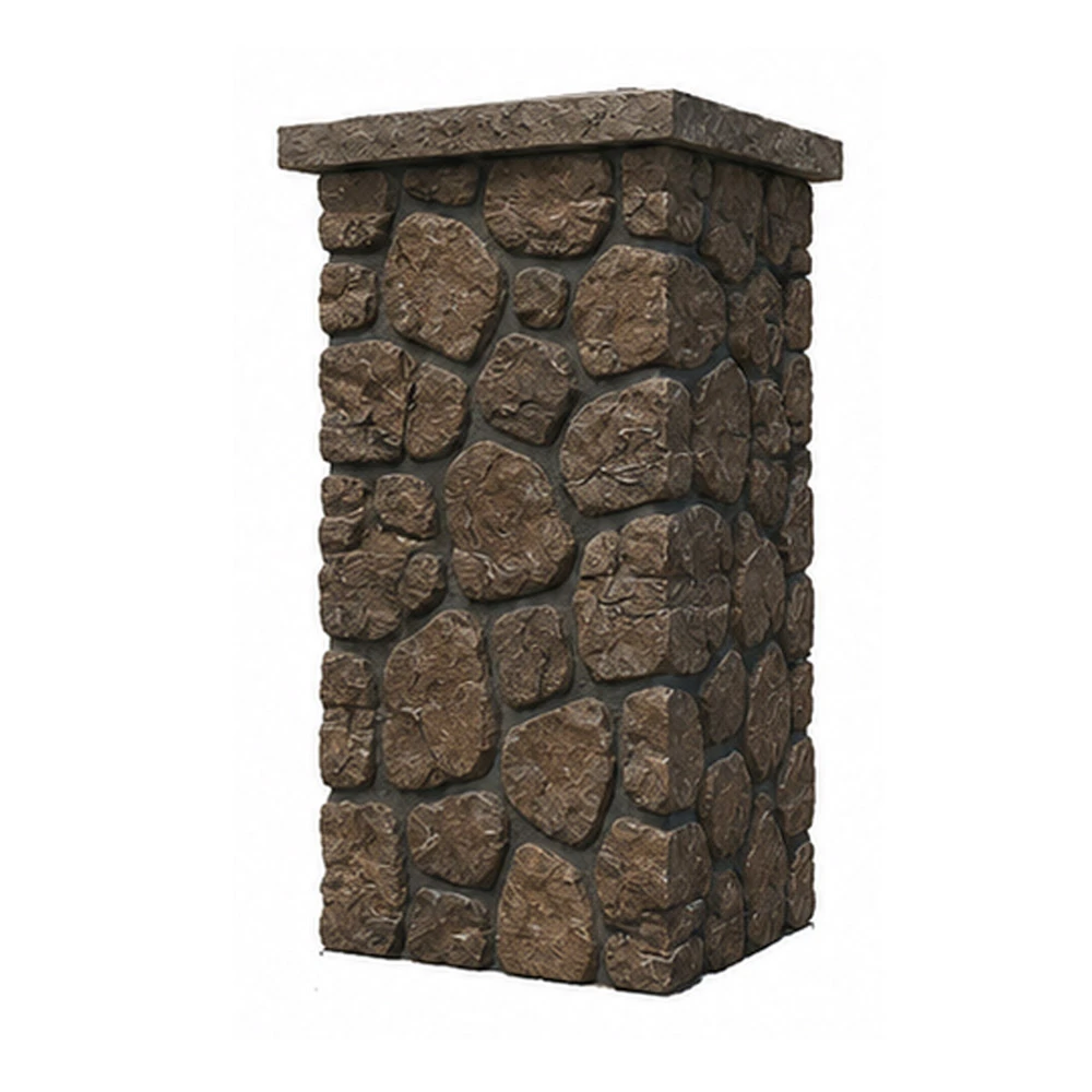 Faux Stone Column Wraps 5