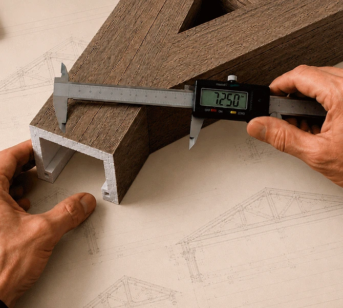 Guarantees Faux Wood Trusses Systems