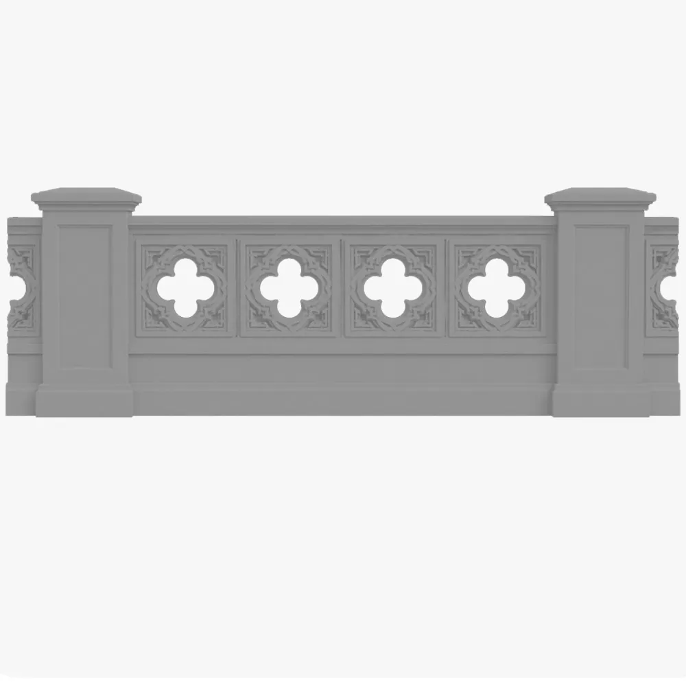 Stucco Architectural Fencing Systems 7
