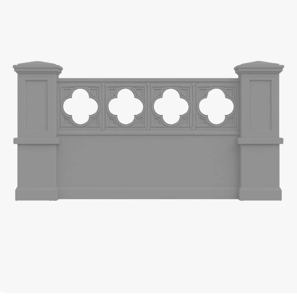 Stucco Architectural Fencing Systems 8