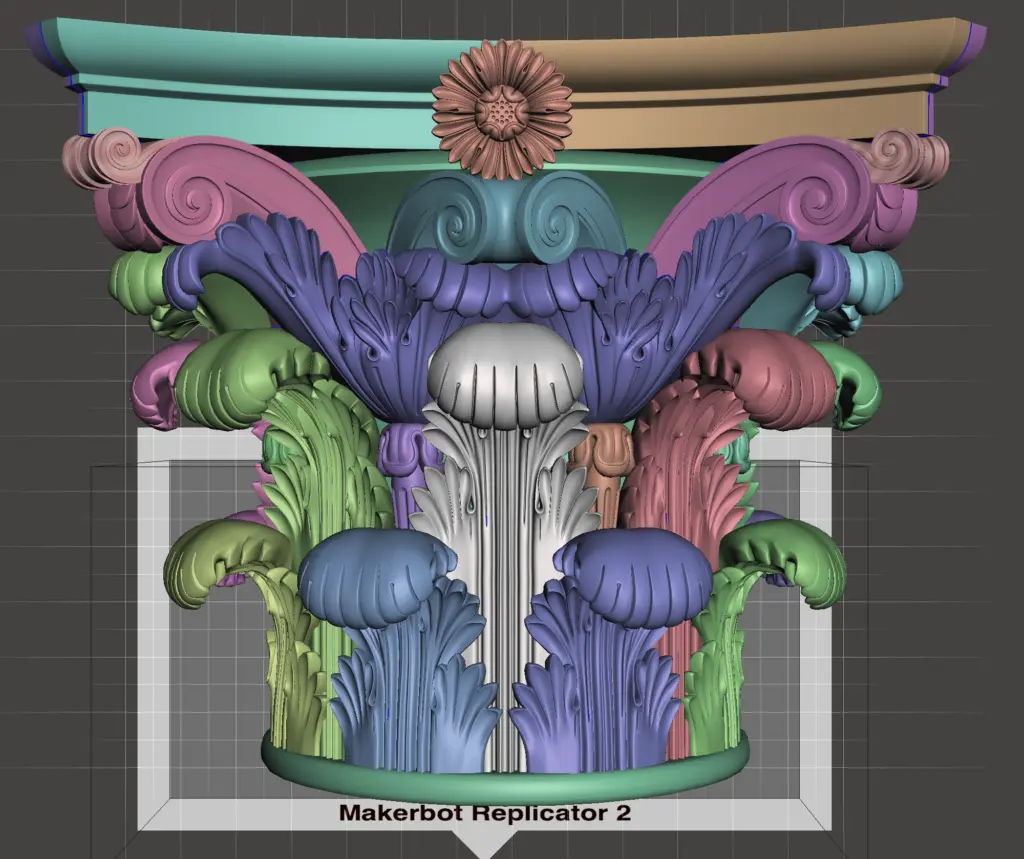 XXL Corinthian Column Caps 1
