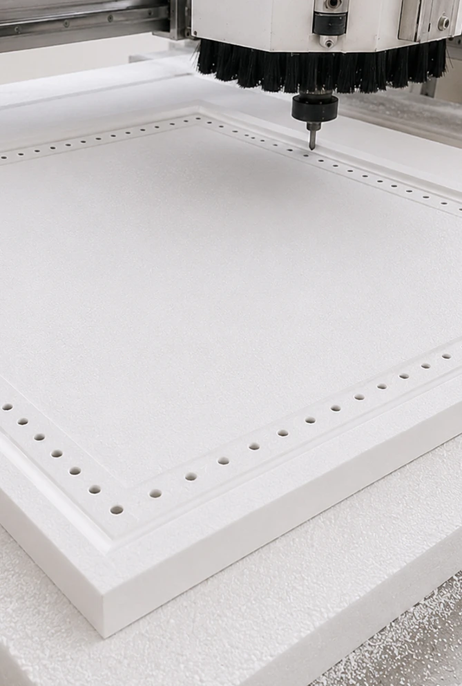 Acoustic Ceiling Panel Header 2 Vertical