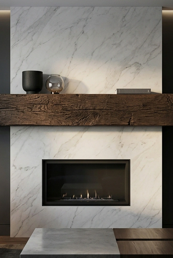 Faux Fireplace Mantel 14