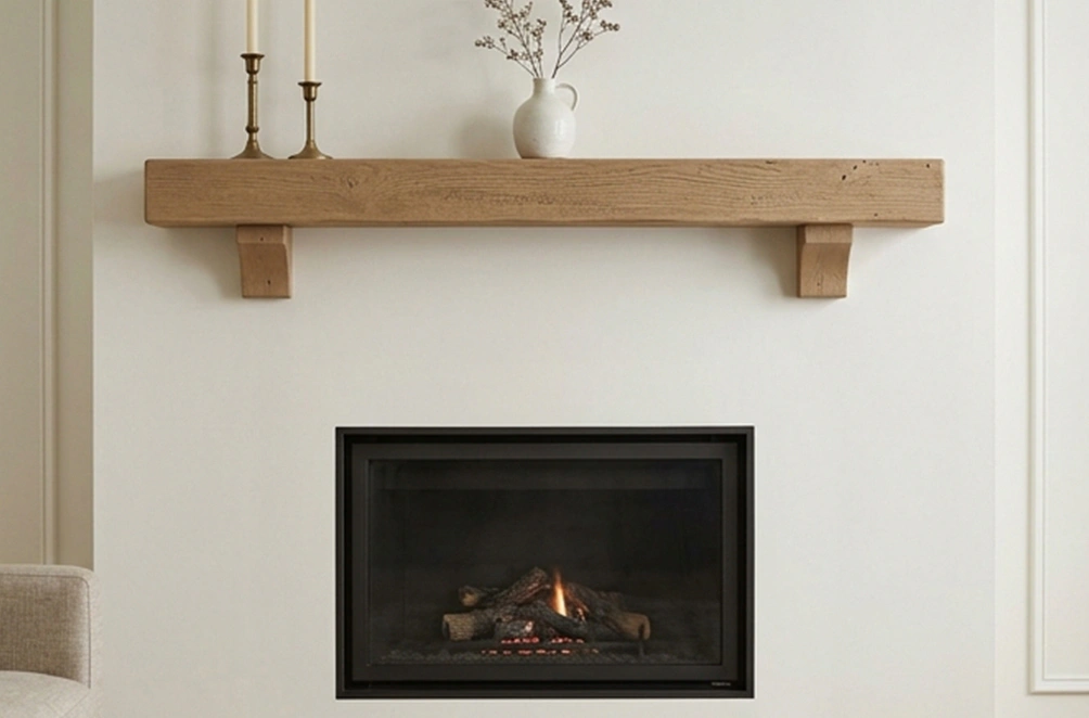 Faux Fireplace Mantel 16