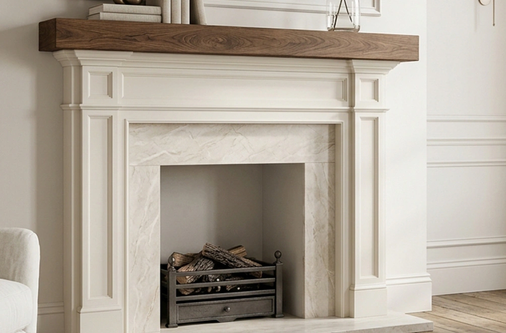 Faux Fireplace Mantel 22