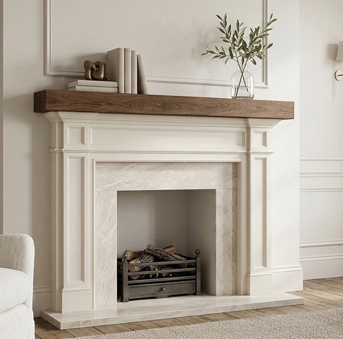 Faux Fireplace Mantel 24