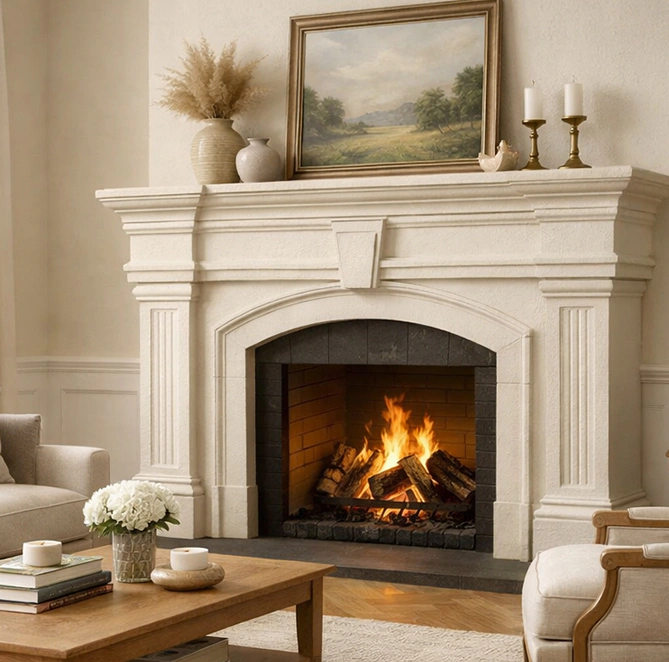 Faux Stone Fireplace Surround Kits 24