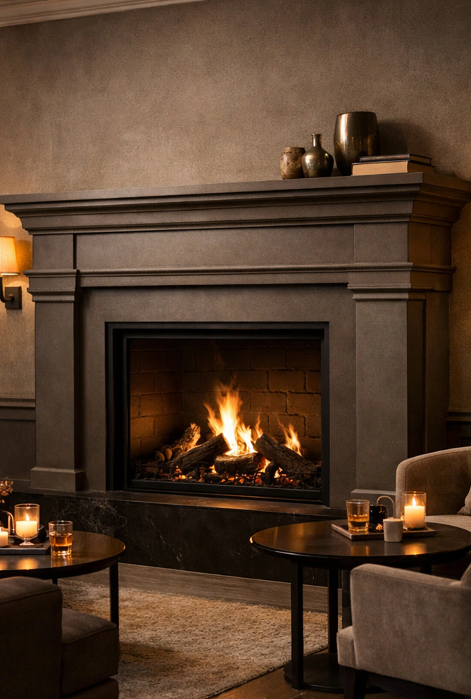 Faux Stone Fireplace Surround Kits 8