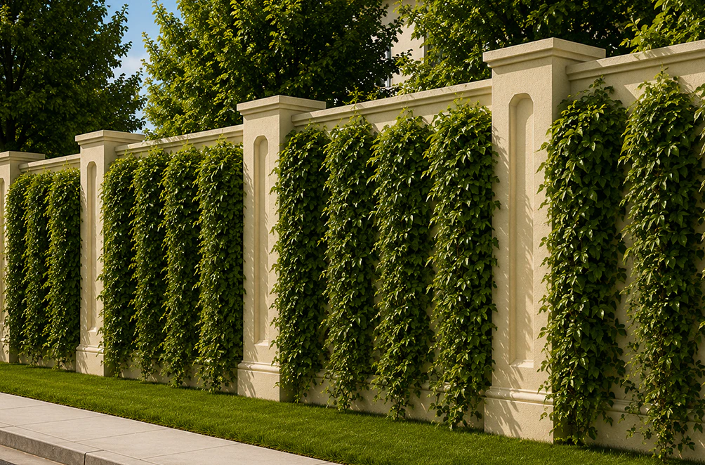 Outdoor Plant Wall Header 3 Horizontal