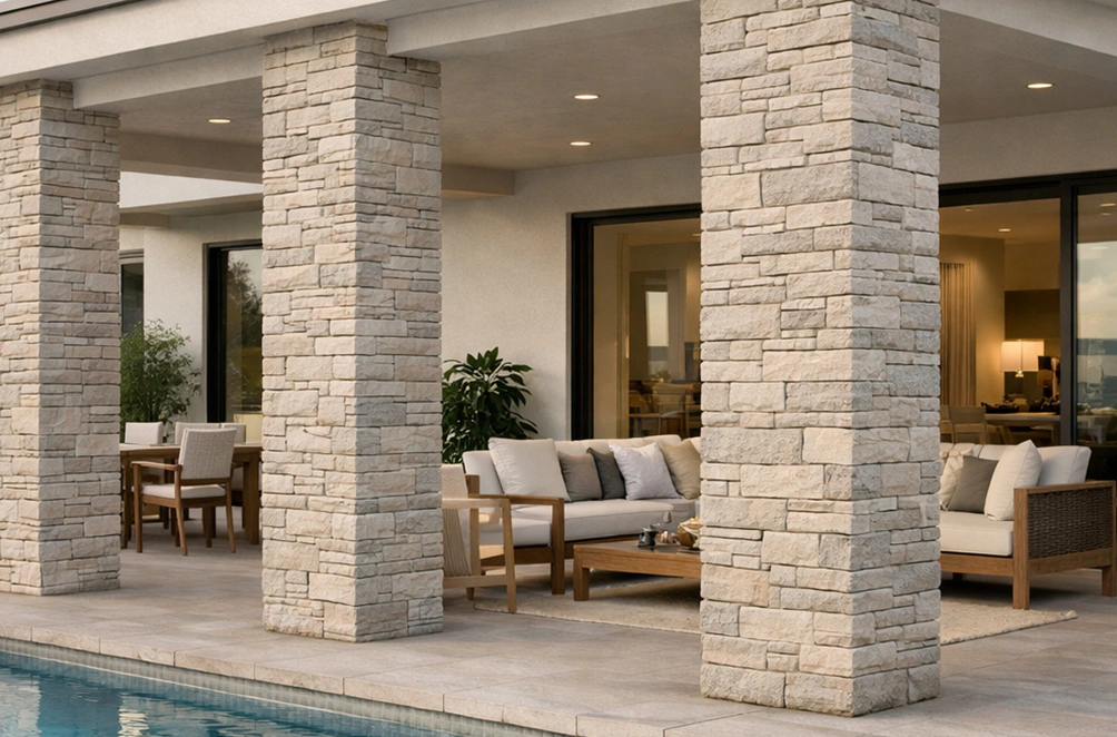 Stone Column Wrap 10