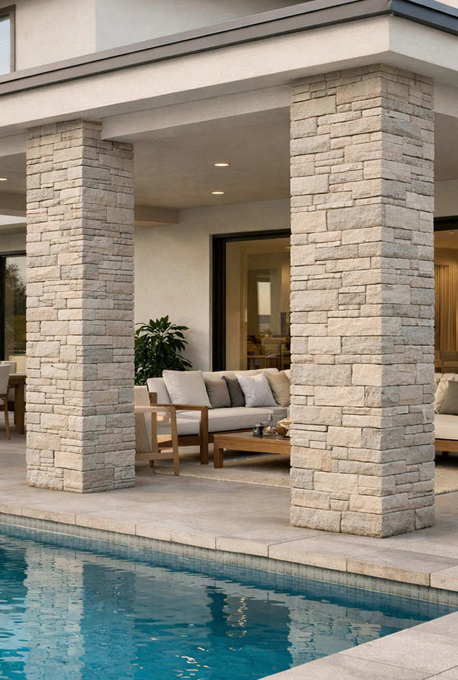 Stone Column Wrap 11