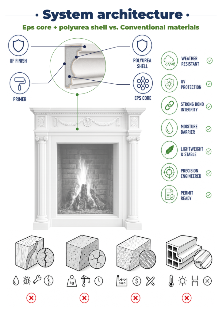 01 Fireplaces Surrounds Kits