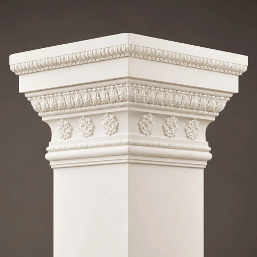 Architectural Columns Roman Doric Capital Quadr