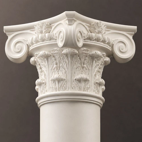 Architectural Columns Scamozzi Capital Modern Circle