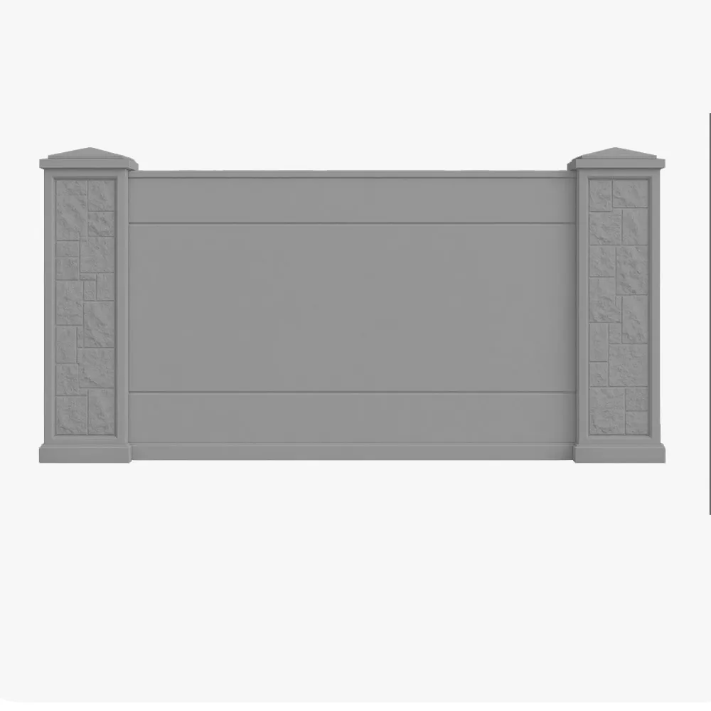 Stucco Architectural Fencing Systems 3